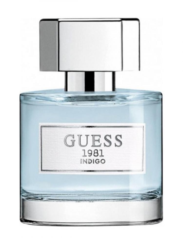 Guess 1981 Indigo For Women Eau De Toilette 100ML imitation silk shirt women s 2021 spring and summer new large size long sleeved floral print silk top o neck floral