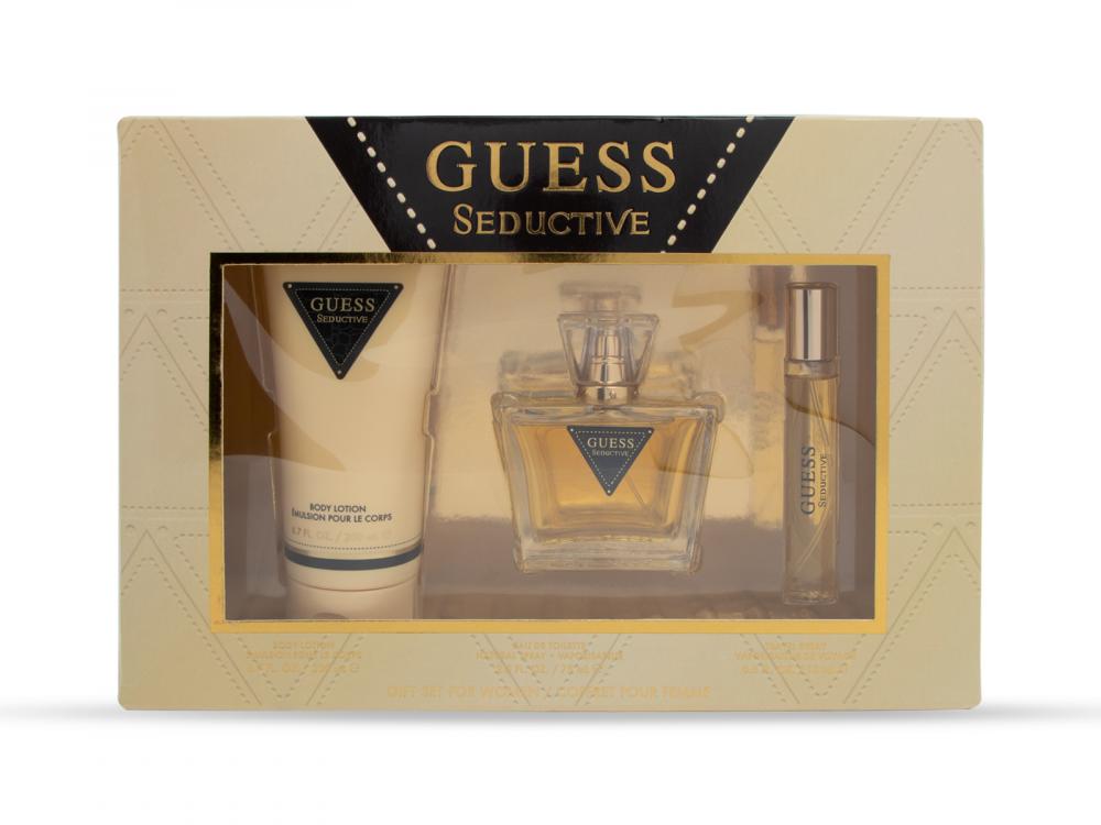 Guess Seductive For Women Eau De Toilette 75ML Set lengthen and thicken cashmere wool national style shawl scarf popular cross plum flower design red scarfs for women