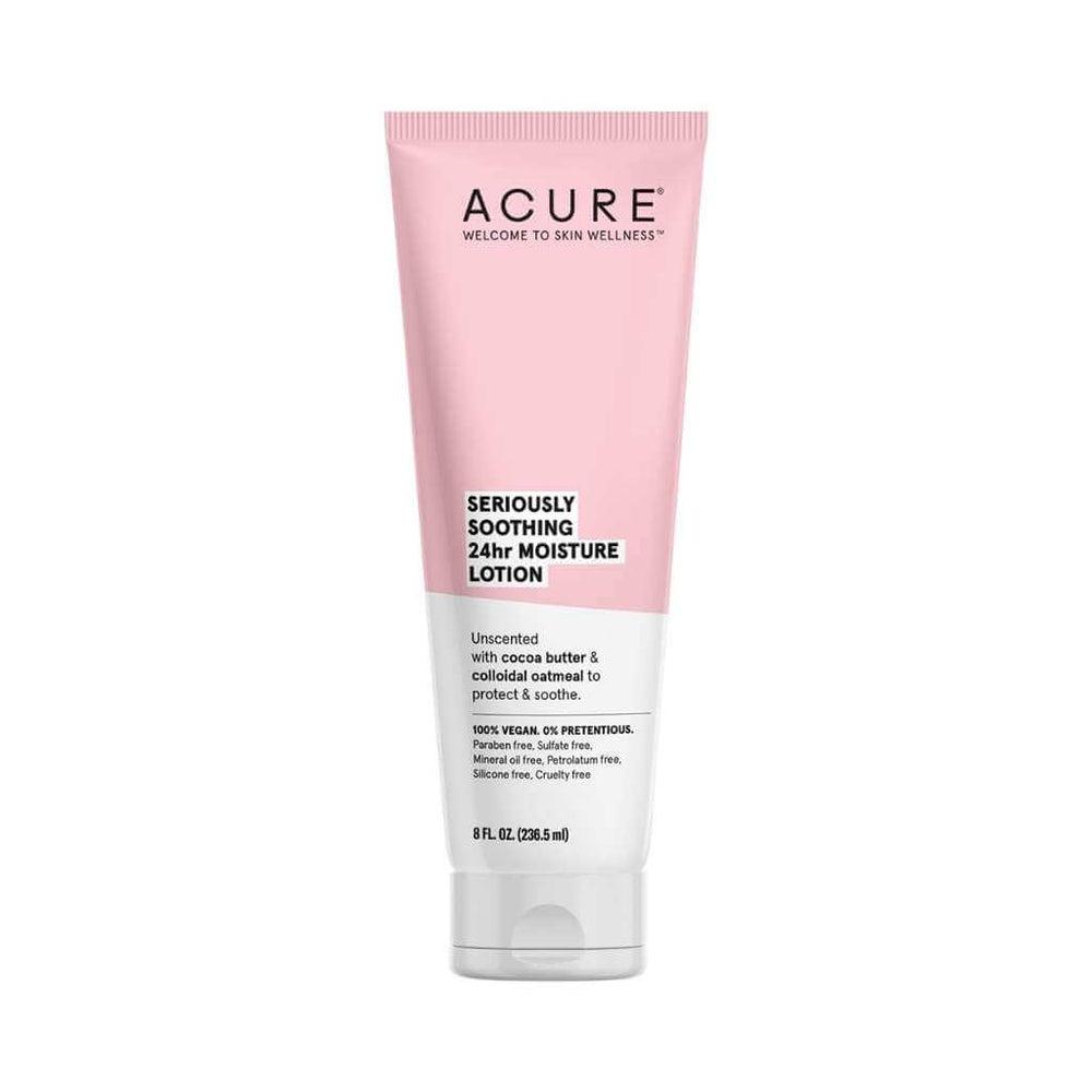 ACURE SERIOUSLY SOOTHING 24Hr MOISTURE LOTION 236.5 ML acure seriously soothing serum stick 30ml