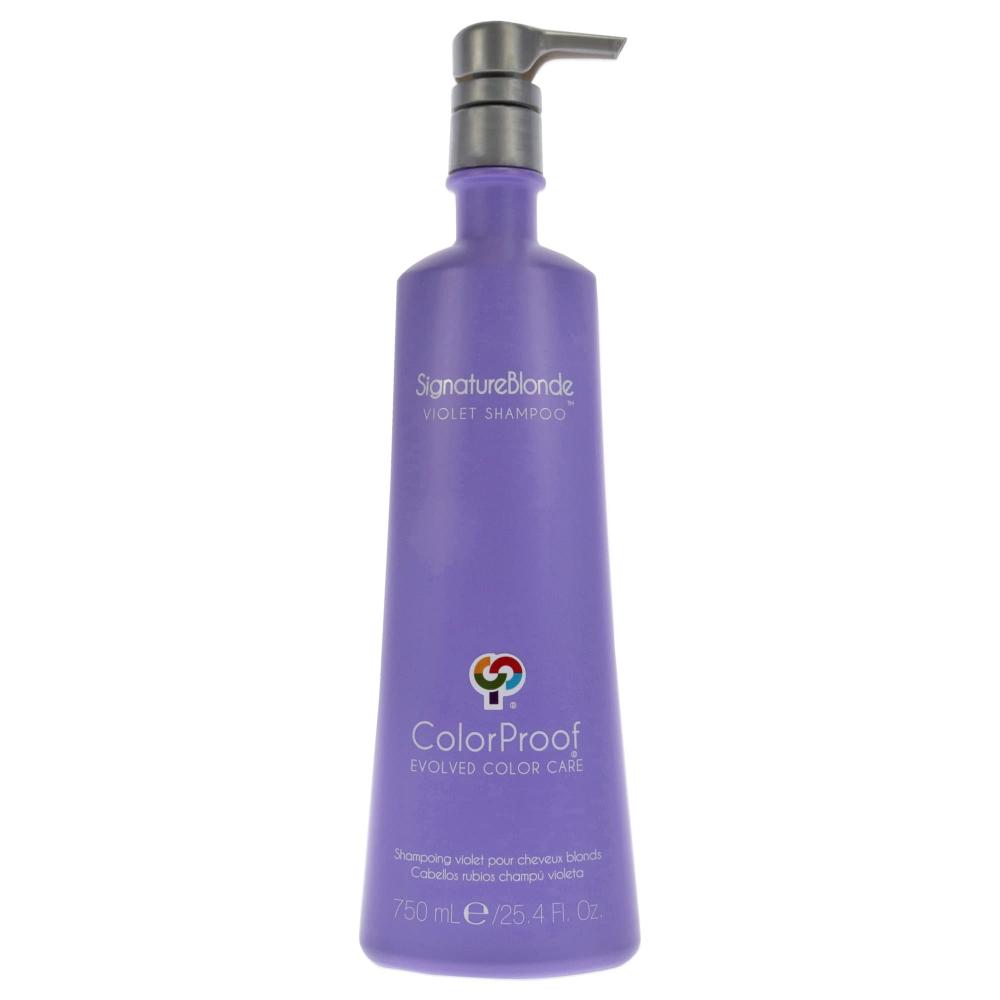 COLORPROOF SIGNATURE BLONDE VIOLET SHAMPOO 750 ML colorproof clear up detox shampoo 750ml