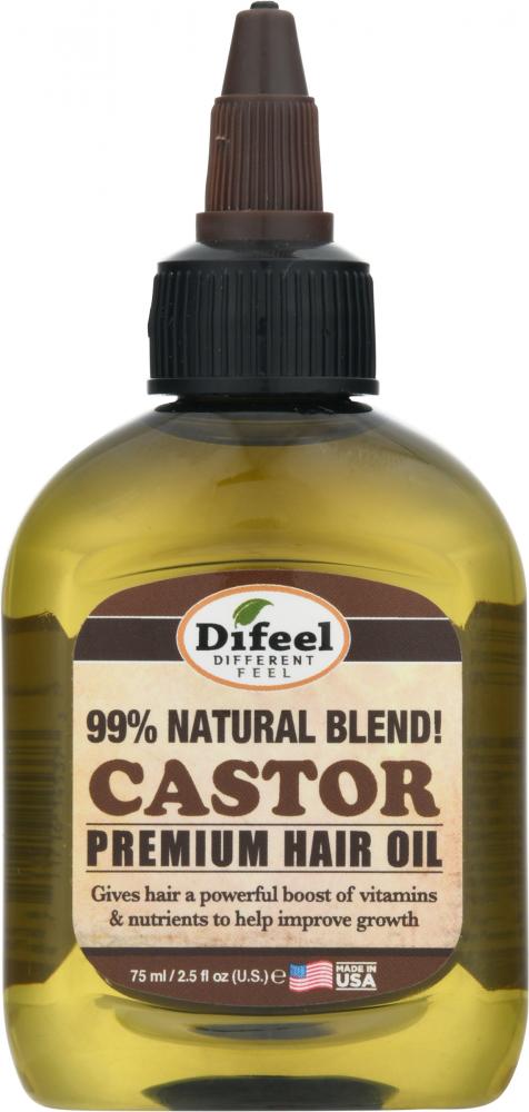 DIFEEL 99% NATURAL CASTOR HAIR OIL 75 ML цена и фото