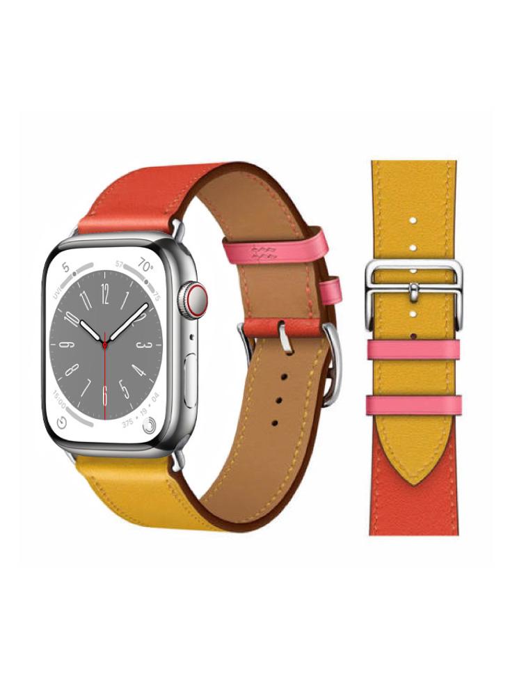 Perfii Genuine Leather Replacement Band For Apple Watch 49/45/44/42mm Series Ultra/8/7/6/5/4/SE new casual and versatile style in autumn and winter 2020 thin and loose waist pu leather shorts for women s a line wide leg sho
