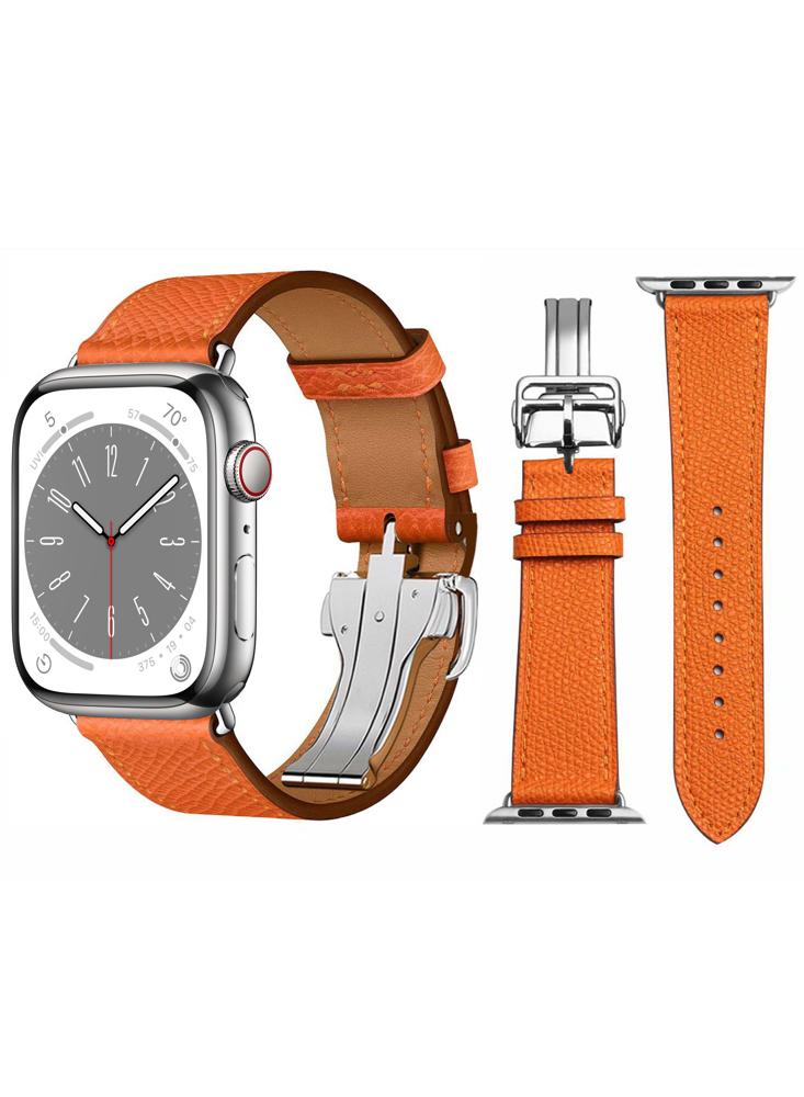 Perfii Supreme Folding Leather Replacement Band For Apple Watch 41\/40\/38mm Series 8\/7\/6\/5\/4\/SE jiwuo leather edge beveler cutting groover skiving trimming adjustable v style diy handmade leathercraft working tool