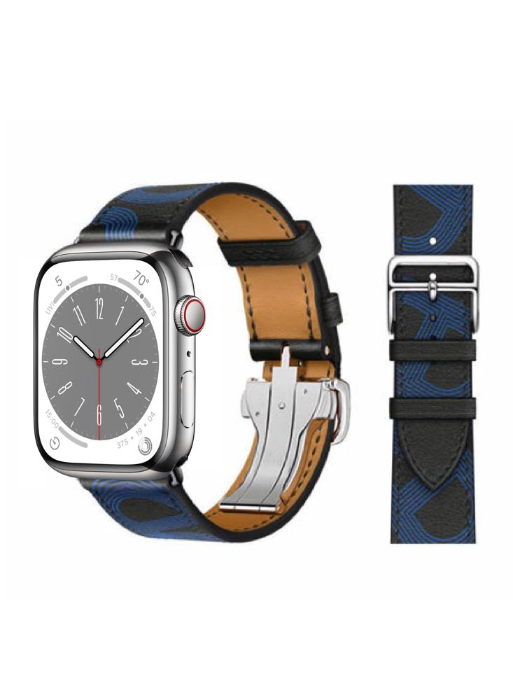Perfii Supreme Folding Leather Replacement Band For Apple Watch 41\/40\/38mm Series 8\/7\/6\/5\/4\/SE коньки bauer supreme m5 pro int 6 5 fit 2