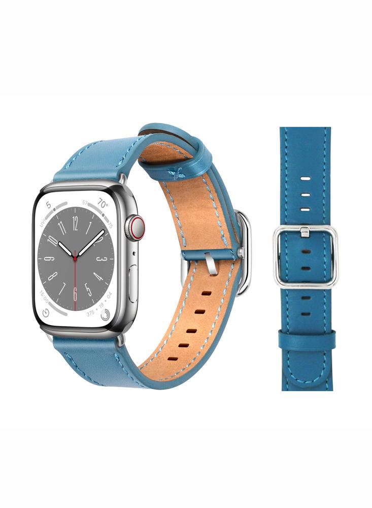 Perfii Genuine Leather Replacement Band For Apple Watch 49/45/44/42mm Series Ultra/8/7/6/5/4/SE belts for women soft faux leather classic retro buckle waistband vintage decorative casual tighten all match jeans ladies belt