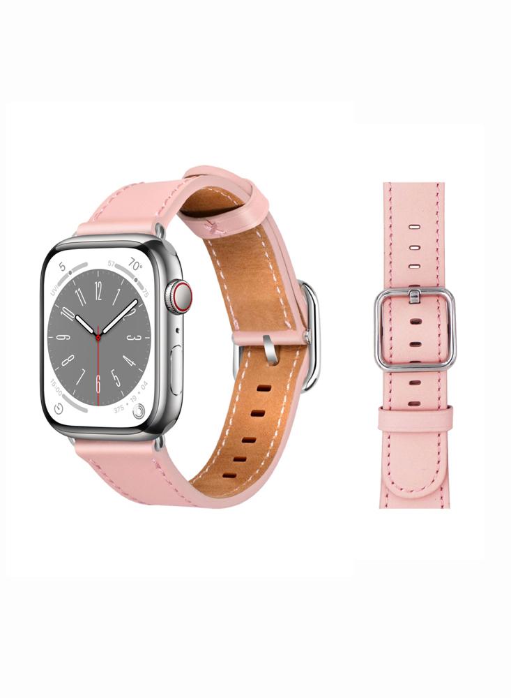 Perfii Genuine Leather Replacement Band For Apple Watch 49/45/44/42mm Series Ultra/8/7/6/5/4/SE dressing ladies leather professional dress belt new round pin buckle leather wild jeans with narrow fashion students