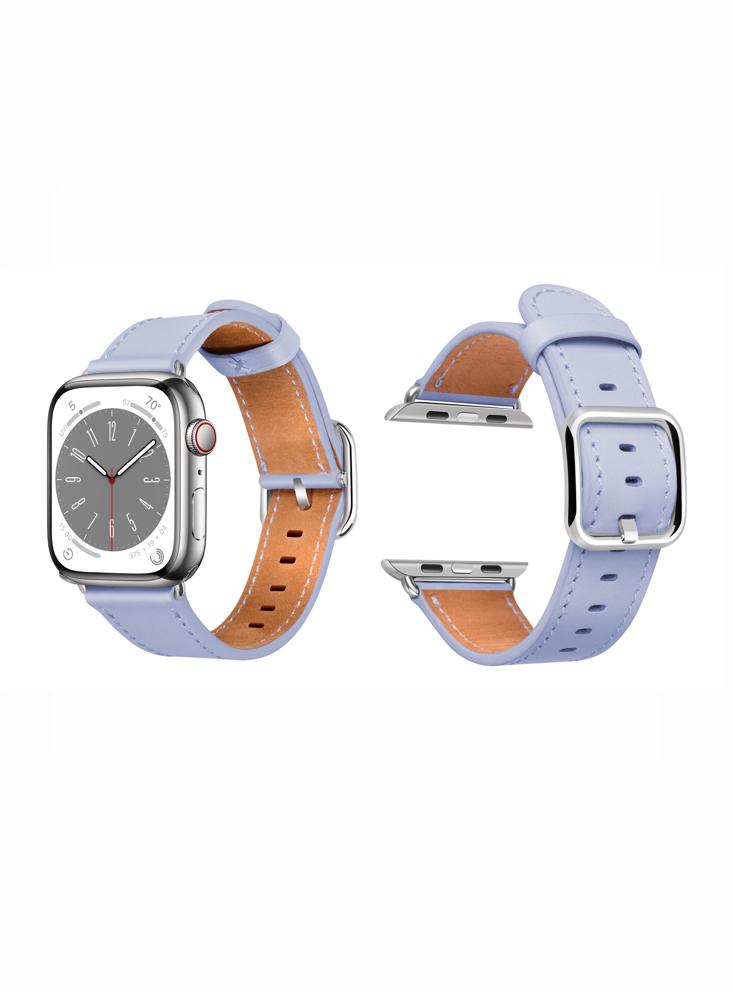 new fashion belt korean version of simple leisure all match round digital pointer pin buckle ladies quartz watch Perfii Genuine Leather Replacement Band For Apple Watch 41/40/38mm Series 8/7/6/5/4/SE