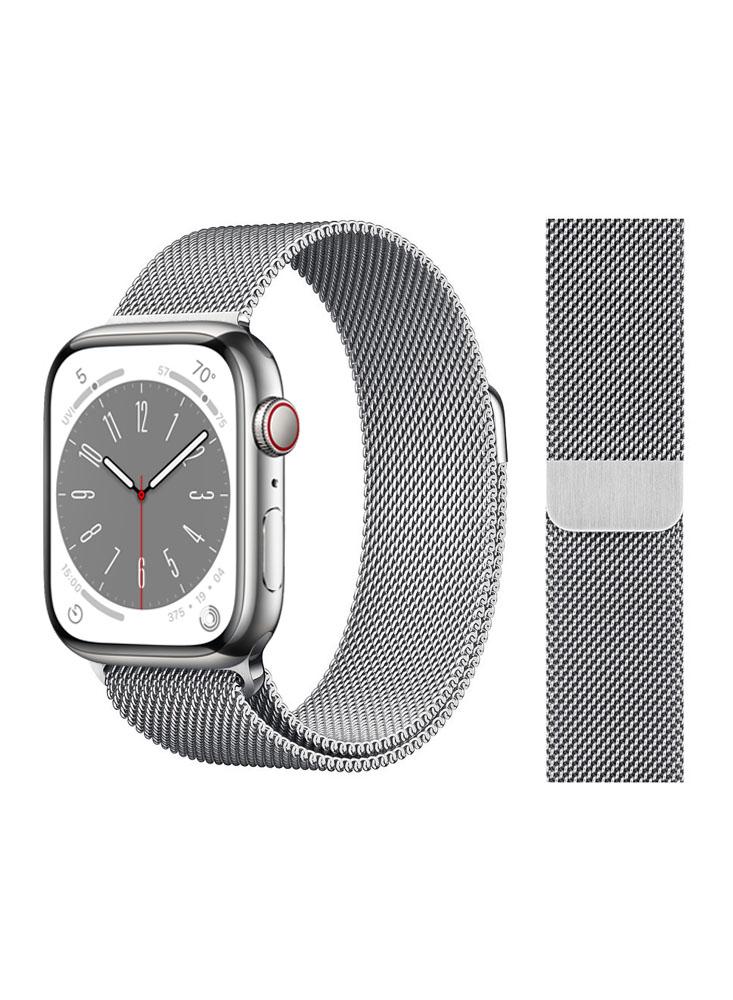 Perfii Milanese Replacement Band for Apple Watch 49, 45, 44, 42 mm Series Ultra 8 7 6 5 SE 4 3