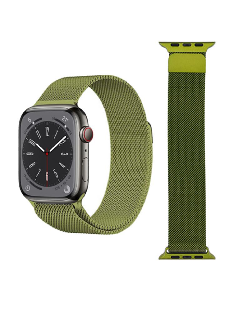 цена Perfii Milanese Replacement Band for Apple Watch 49, 45, 44, 42 mm Series Ultra 8 7 6 5 SE 4 3