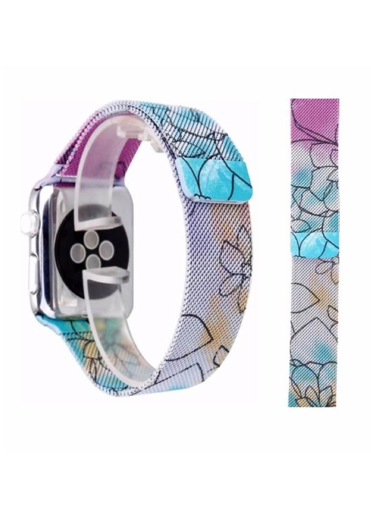 цена Perfii Milanese Replacement Band for Apple Watch 49, 45, 44, 42 mm Series Ultra 8 7 6 5 SE 4 3