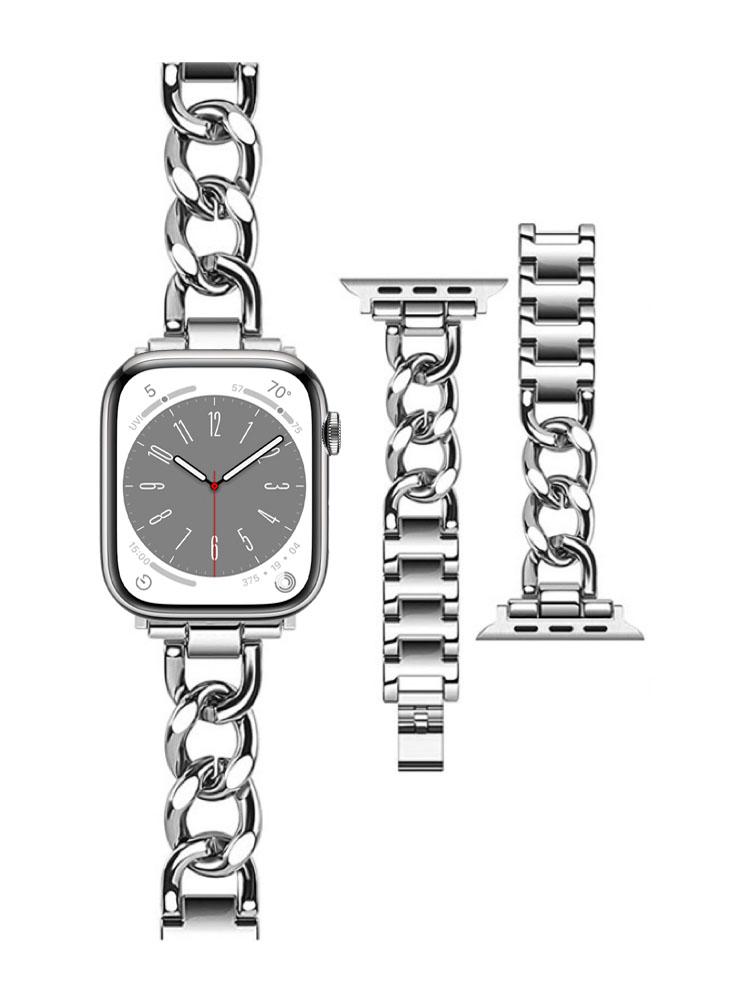 цена Perfii Chain Replacement Band for Apple Watch 49, 45, 44, 42 mm Series Ultra 8 7 6 5 SE 4 3