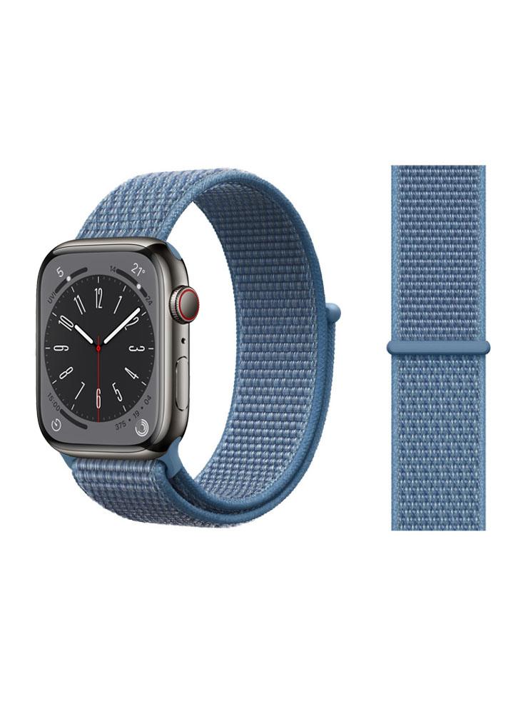 цена Perfii Nylon Loop Replacement Band for Apple Watch 49, 45, 44, 42 mm Series Ultra 8 7 6 SE 5 4 3