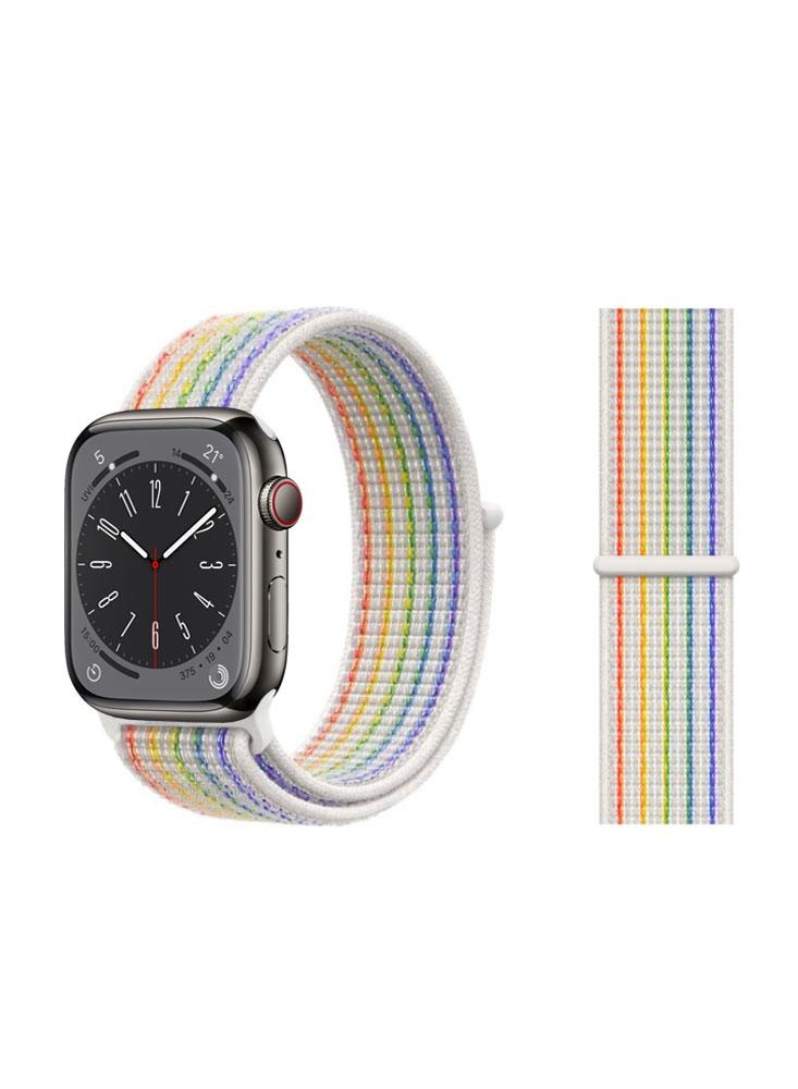 Perfii Nylon Loop Replacement Band for Apple Watch 49, 45, 44, 42 mm Series Ultra 8 7 6 SE 5 4 3
