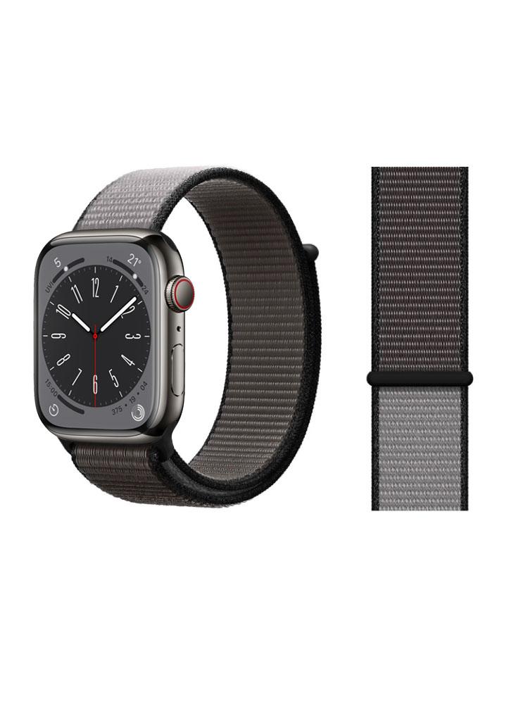 Perfii Nylon Loop Replacement Band for Apple Watch 49, 45, 44, 42 mm Series Ultra 8 7 6 SE 5 4 3