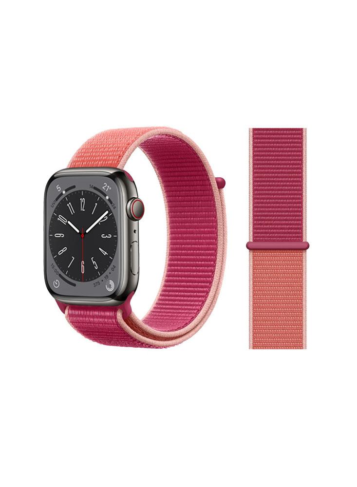 Perfii Nylon Loop Replacement Band for Apple Watch 49\/45\/44\/42mm Series Ultra\/8\/7\/6\/SE\/5\/4\/3 цена и фото