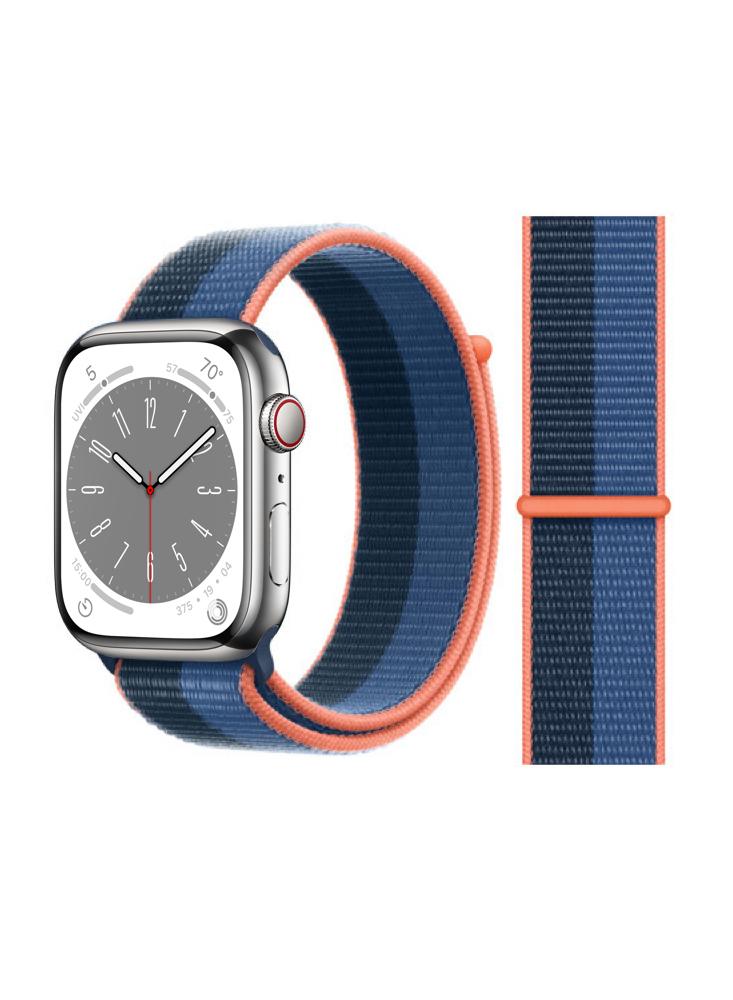 цена Perfii Nylon Loop Replacement Band For Apple Watch 49\/45\/44\/42mm Series Ultra\/8\/7\/6\/SE\/5\/4\/3