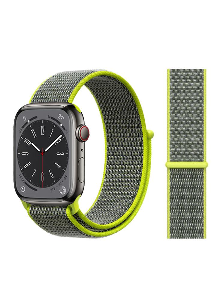 Perfii Nylon Loop Replacement Band For Apple Watch 41\/40\/38mm Series 8\/7\/6\/SE\/5\/4\/3 nylon loop watch strap for apple watch band 44mm 40mm 41mm for iwatch series7 6 se 5 4 3 2 1 watchbands 38mm 42mm 45mm bracelet