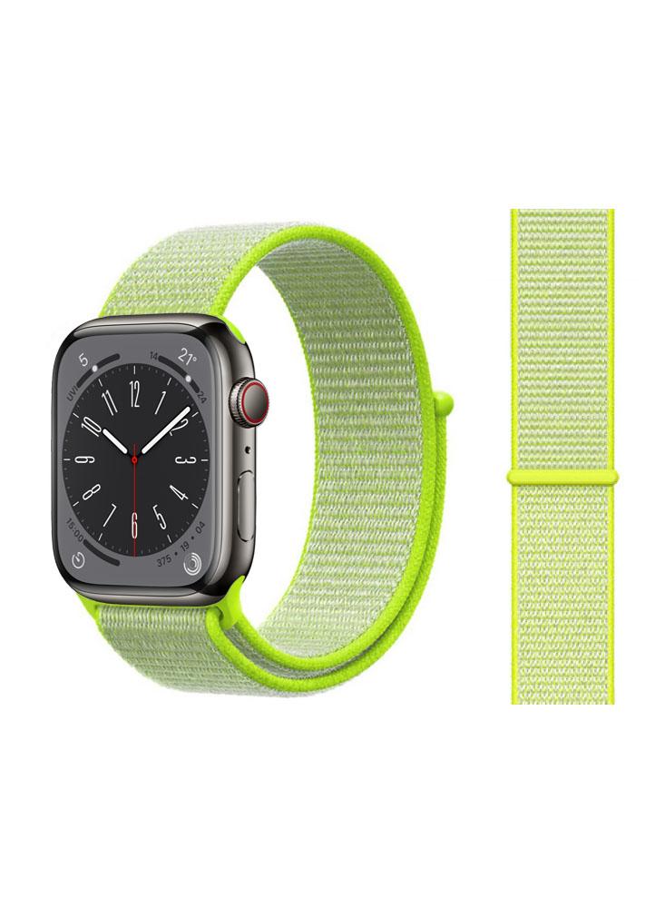 Perfii Nylon Loop Replacement Band For Apple Watch 41\/40\/38mm Series 8\/7\/6\/SE\/5\/4\/3 strap for apple watch band 44mm 40mm 45mm 41mm 38mm 42mm bracelet correa watchband iwatch serie 4 5 6 se 7 sport nylon loop band