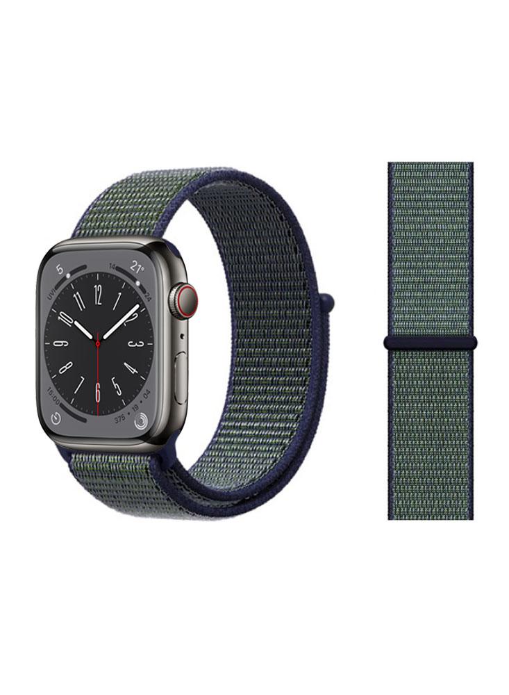 Perfii Nylon Loop Replacement Band For Apple Watch 41\/40\/38mm Series 8\/7\/6\/SE\/5\/4\/3 diamond case for apple watch 7 41mm 45mm 44mm 40mm 42mm 38mm accessories bling bumper protector cover iwatch series 3 4 5 6 se