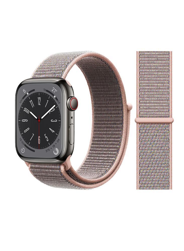 Perfii Nylon Loop Replacement Band For Apple Watch 41\/40\/38mm Series 8\/7\/6\/SE\/5\/4\/3 nylon loop watch strap for apple watch band 44mm 40mm 41mm for iwatch series7 6 se 5 4 3 2 1 watchbands 38mm 42mm 45mm bracelet