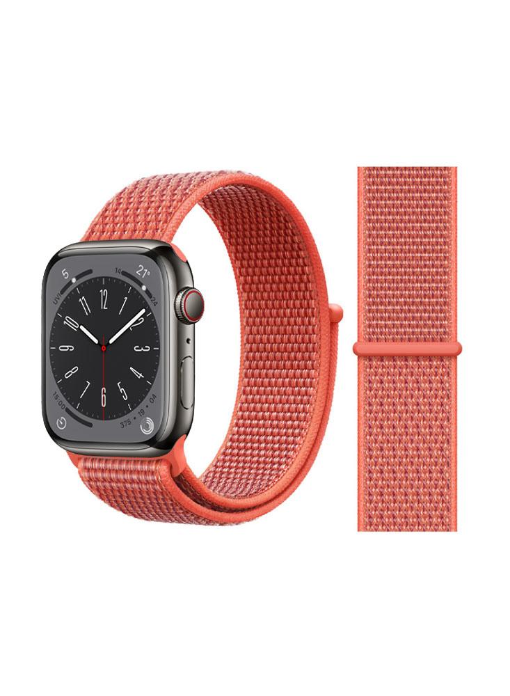 Perfii Nylon Loop Replacement Band For Apple Watch 41\/40\/38mm Series 8\/7\/6\/SE\/5\/4\/3 strap for watch band 44mm 40mm for iwatch bracelet series 5 4 3 2 1 42mm 38mm correa pulseira watchband accessories