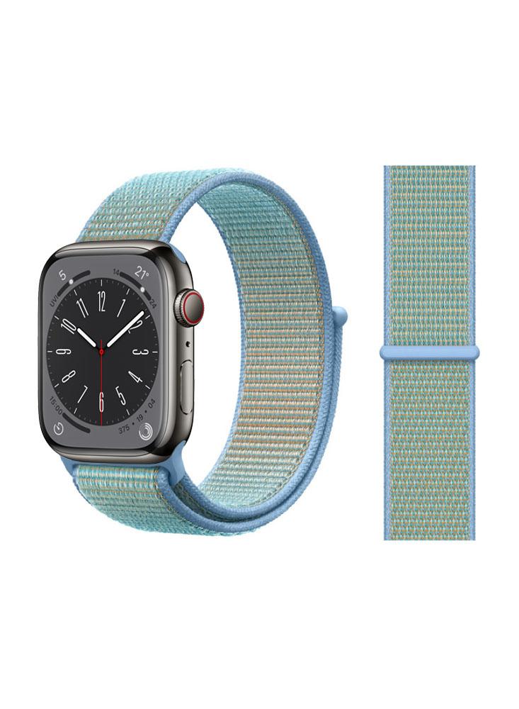 Perfii Nylon Loop Replacement Band For Apple Watch 41\/40\/38mm Series 8\/7\/6\/SE\/5\/4\/3 30pcs watch repair tool kit case opener watch band link spring bar remover set watch opener screwdriver watch repair tools kit c
