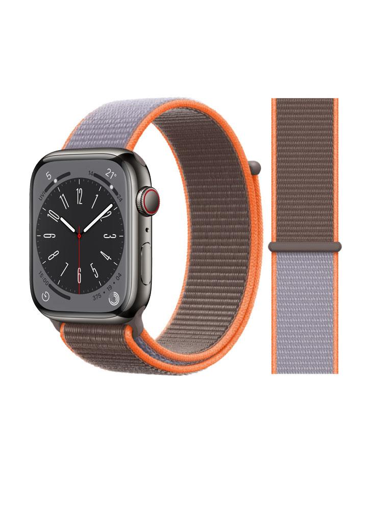 Perfii Nylon Loop Replacement Band For Apple Watch 41\/40\/38mm Series 8\/7\/6\/SE\/5\/4\/3 nylon strap for xiaomi mi band 6 5 4 3 elastic replacement bracelet sport wristband mi band 4 3 smart watch accessories loop