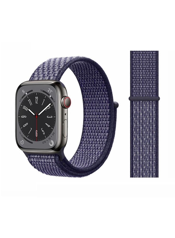 perfii milanese replacement band for apple watch 41 40 38 mm series 8 7 6 se 5 4 3 Perfii Nylon Loop Replacement Band For Apple Watch 41\/40\/38mm Series 8\/7\/6\/SE\/5\/4\/3