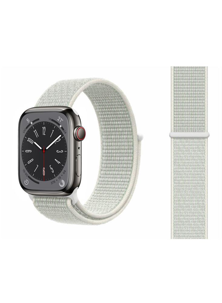 Perfii Nylon Loop Replacement Band For Apple Watch 41\/40\/38mm Series 8\/7\/6\/SE\/5\/4\/3 кожаный ремешок для apple watch band 44 мм 40 мм 38 мм 42 мм iwatch one tour браслет для apple watch series 5 4 3 se 6