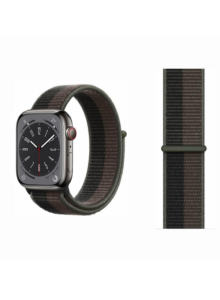 perfii chain replacement band for apple watch 41 40 38 mm series 8 7 6 5 se 4 3 Perfii Nylon Loop Replacement Band For Apple Watch 41\/40\/38mm Series 8\/7\/6\/SE\/5\/4\/3