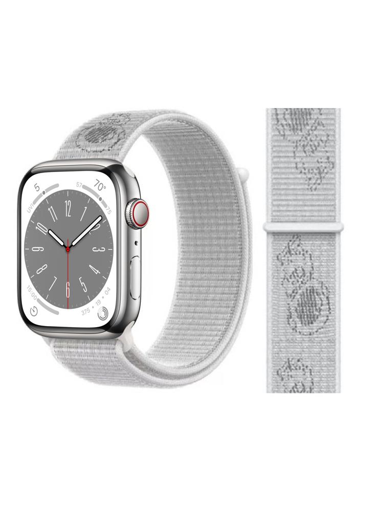 Perfii Nylon Loop Replacement Band For Apple Watch 41,40,38 mm Series 8,7,6,SE,5,4,3 new zulu nato watch strap fashion silver 5 loop nylon watch band 20mm 22mm 24mm striped men replacement band