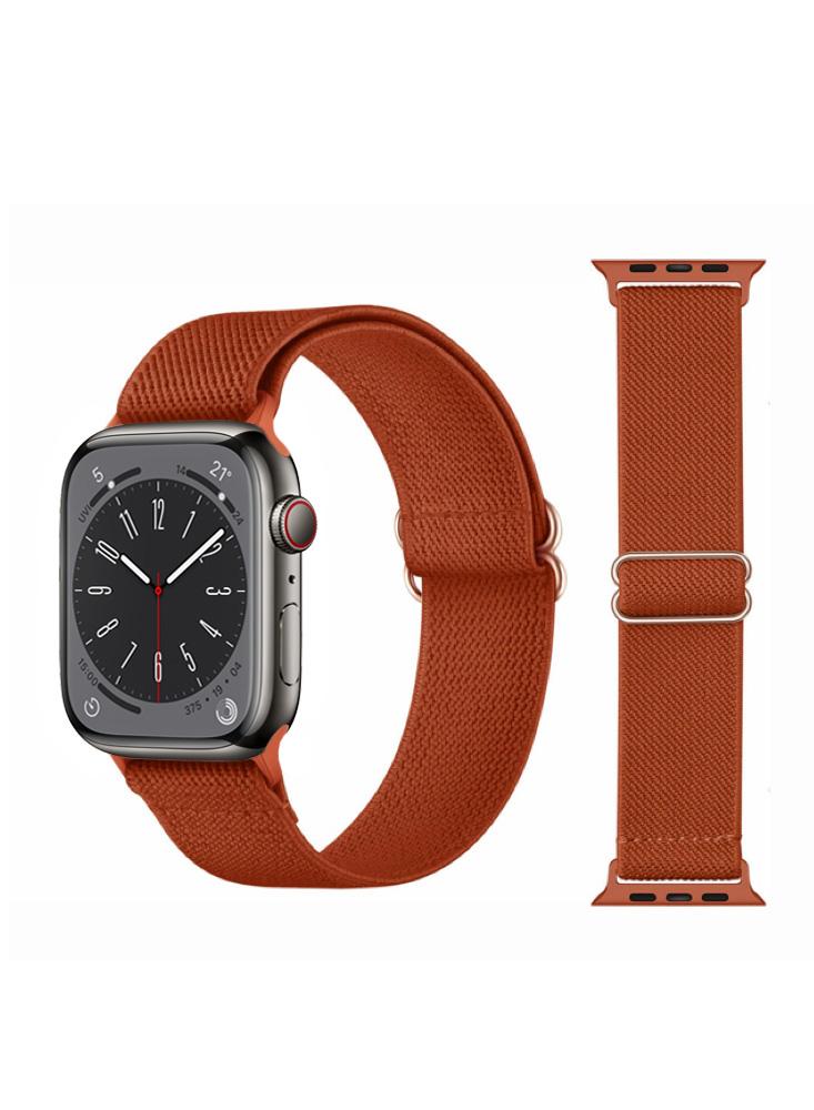Perfii Solid Adjustable Braided Solo Replacement Band for Apple Watch 49\/45\/44\/42mm Series Ultra\/8\/7\/6\/SE\/5\/4\/3 adjustable stretchy solo loop nylon strap for apple watch band 45mm 44mm 38mm 40 42mm elastic bracelet for iwatch 7 se 6 5 4 3