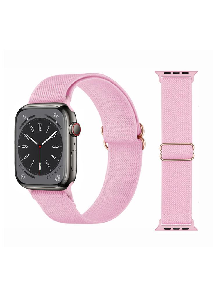 Perfii Solid Adjustable Braided Solo Replacement Band for Apple Watch 49\/45\/44\/42mm Series Ultra\/8\/7\/6\/SE\/5\/4\/3 braided solo loop for apple watch band 44mm 40mm 45mm 41mm 38mm 42mm nylon adjustable elastic bracelet iwatch 3 4 5 se 6 7 strap