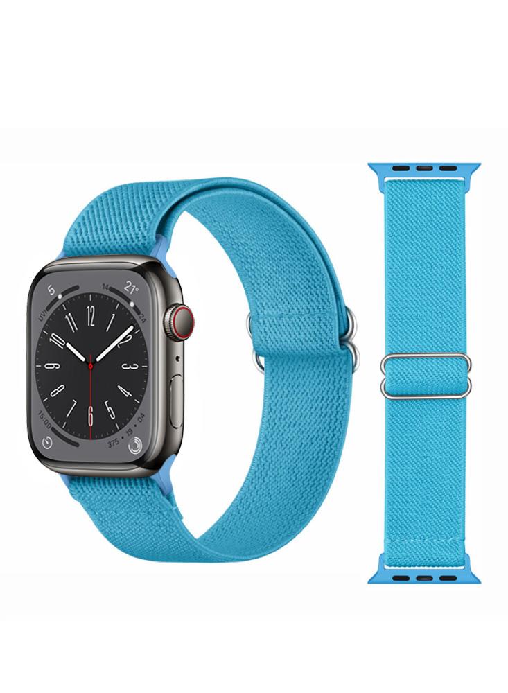 Perfii Solid Adjustable Braided Solo Replacement Band for Apple Watch 49\/45\/44\/42mm Series Ultra\/8\/7\/6\/SE\/5\/4\/3