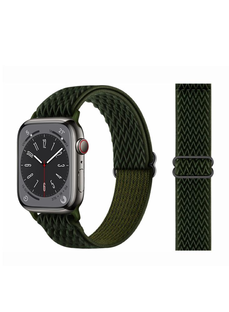 for apple watch band 45mm 44mm 42mm for women men girls cute soft silicone sport wrist strap with iwatch series 7 6 5 3 2 1 Perfii Wavy Adjustable Braided Solo Replacement Band For Apple Watch 49\/45\/44\/42mm Series Ultra\/8\/7\/6\/SE\/5\/4\/3