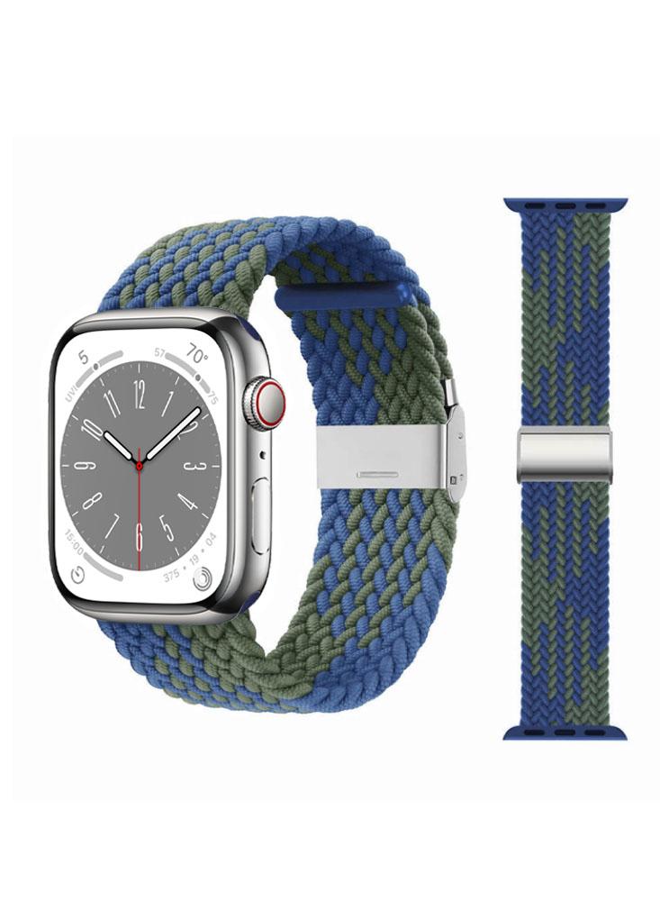Perfii Adjustable Braided Solo Loop Replacement Band For Apple Watch 49\/45\/44\/42mm Series Ultra\/8\/7\/6\/SE\/5\/4\/3 scrunchie nylon strap for apple watch band 44mm 40mm 42mm 38mm adjustable stretchy solo loop elastic iwatch series se 6 5 4 3