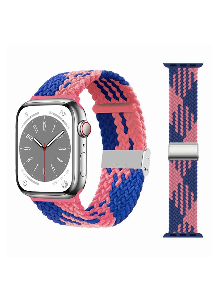 Perfii Adjustable Braided Solo Loop Replacement Band For Apple Watch 49\/45\/44\/42mm Series Ultra\/8\/7\/6\/SE\/5\/4\/3 10pcs handstrap replacement for honeywell dolphin ct50 free shipping