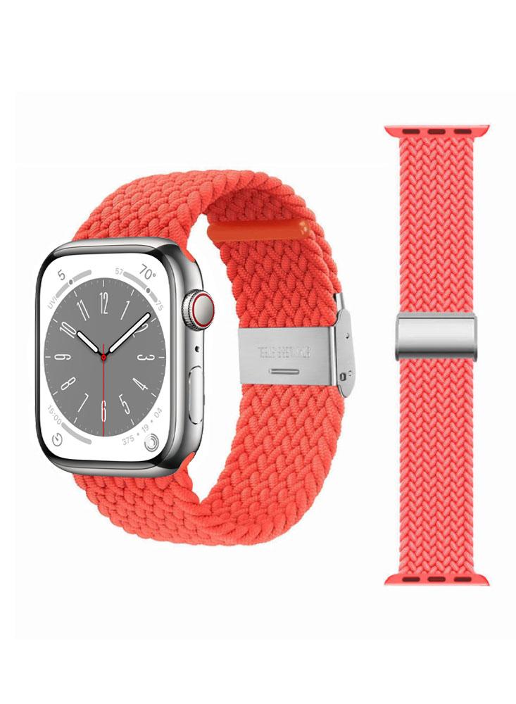 Perfii Adjustable Braided Solo Loop Replacement Band For Apple Watch 49\/45\/44\/42mm Series Ultra\/8\/7\/6\/SE\/5\/4\/3 bracelet for xiaomi mi band 6 5 4 strap adjustable fabric belt braided solo loop watchband scrunchie correa mi band 4 5 3