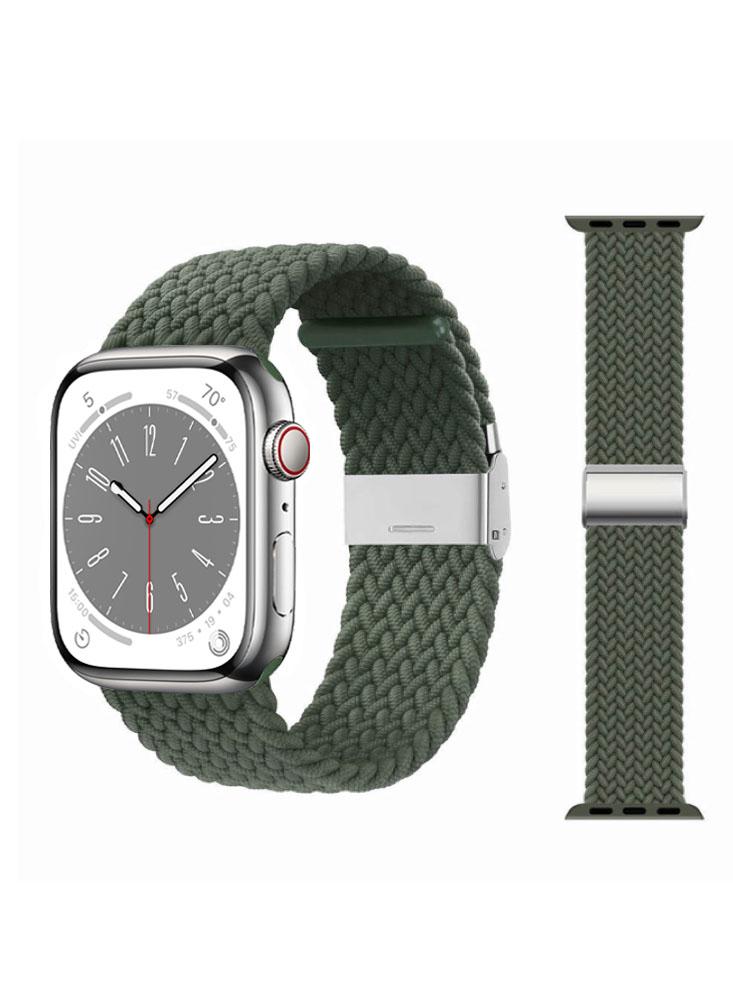 Perfii Adjustable Braided Solo Loop Replacement Band For Apple Watch 49\/45\/44\/42mm Series Ultra\/8\/7\/6\/SE\/5\/4\/3 braided solo loop for apple watch band 44mm 40mm 42mm 38mm 44 mm fabric nylon elastic bracelet iwatch serie 3 4 5 se 6 44 strap