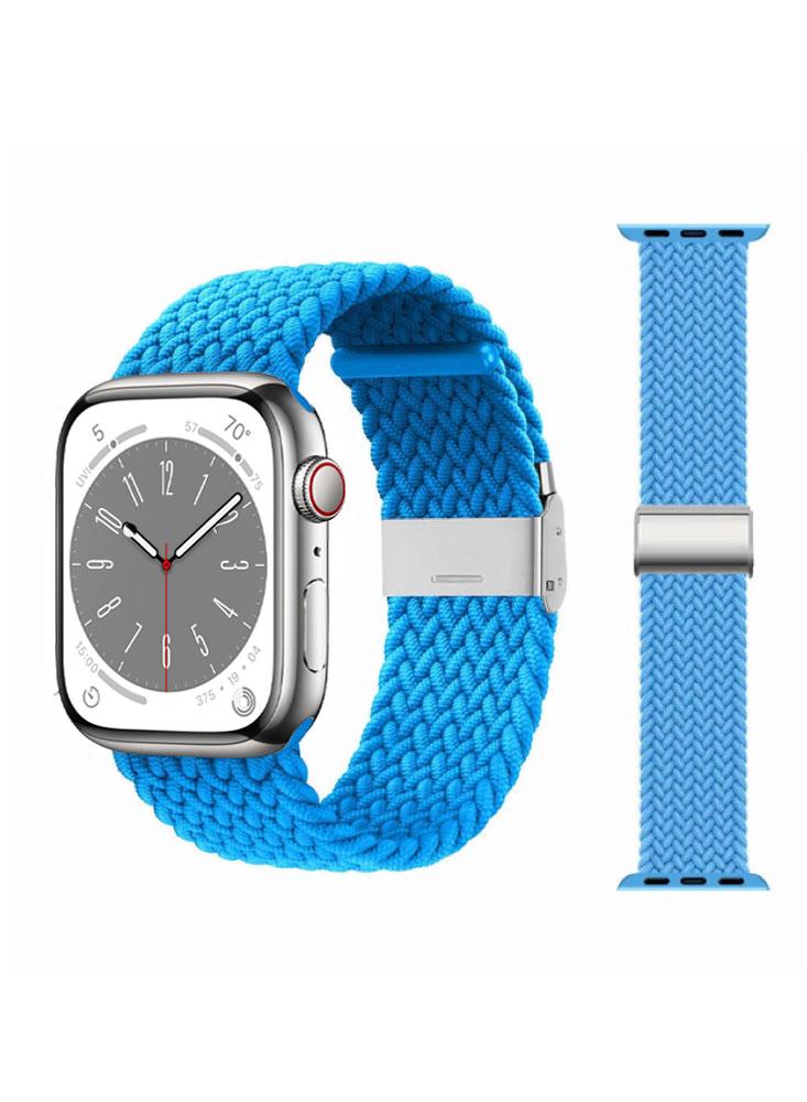 Perfii Adjustable Braided Solo Loop Replacement Band For Apple Watch 49\/45\/44\/42mm Series Ultra\/8\/7\/6\/SE\/5\/4\/3 bracelet for xiaomi mi band 6 5 4 strap adjustable fabric belt braided solo loop watchband scrunchie correa mi band 4 5 3