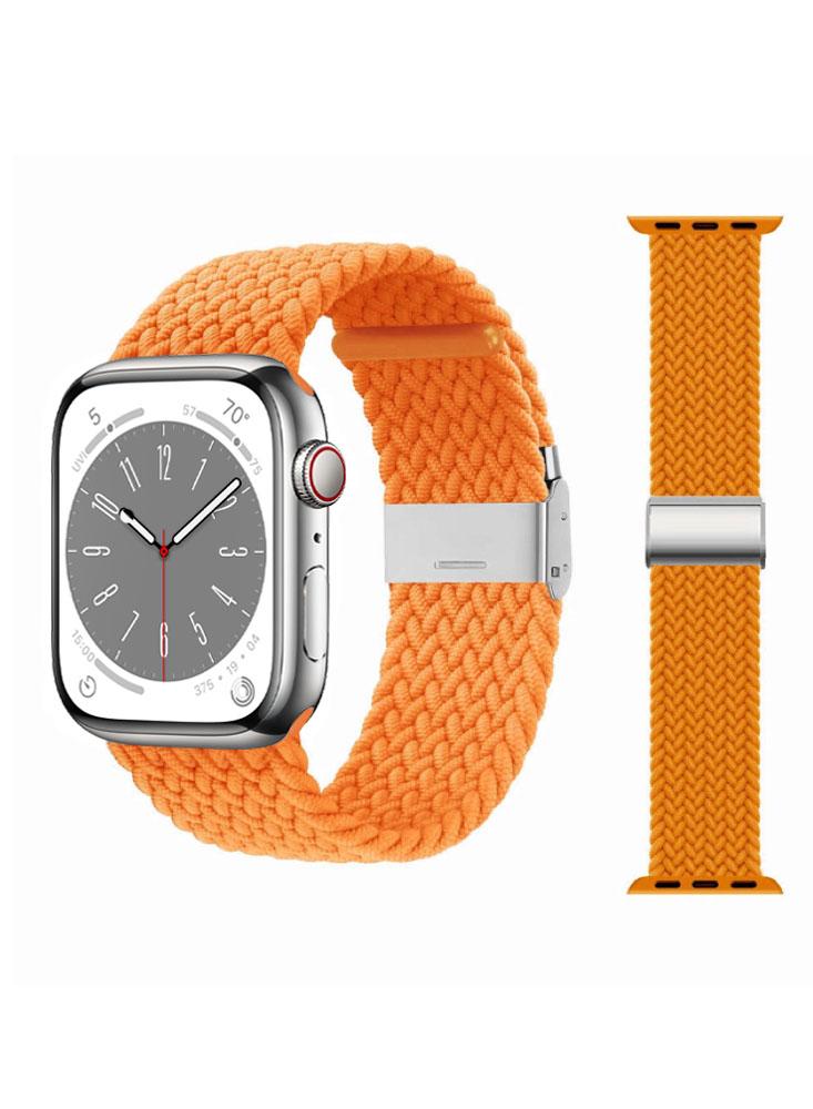 Perfii Adjustable Braided Solo Loop Replacement Band For Apple Watch 41\/40\/38mm Series 8\/7\/6\/SE\/5\/4\/3