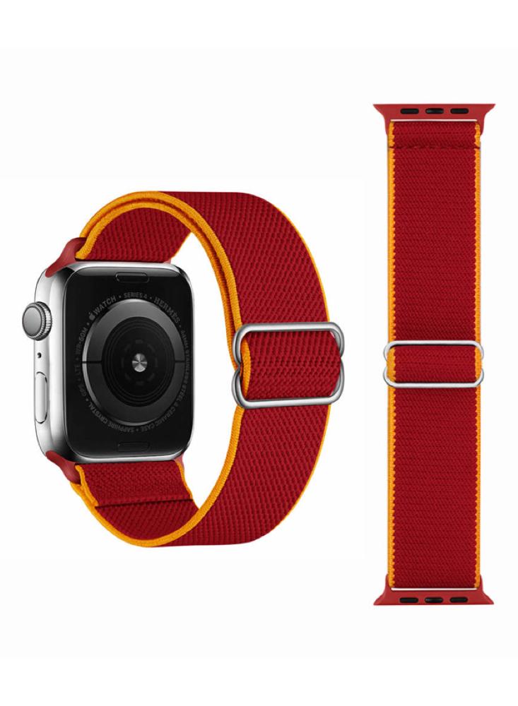 Perfii Flag Adjustable Braided Solo Replacement Band For Apple Watch 49, 45, 44, 42 mm Series Ultra 8 7 6 SE 5 4 3 3x5 ft ethiopia ethiopian without a seal traditional flag for community events