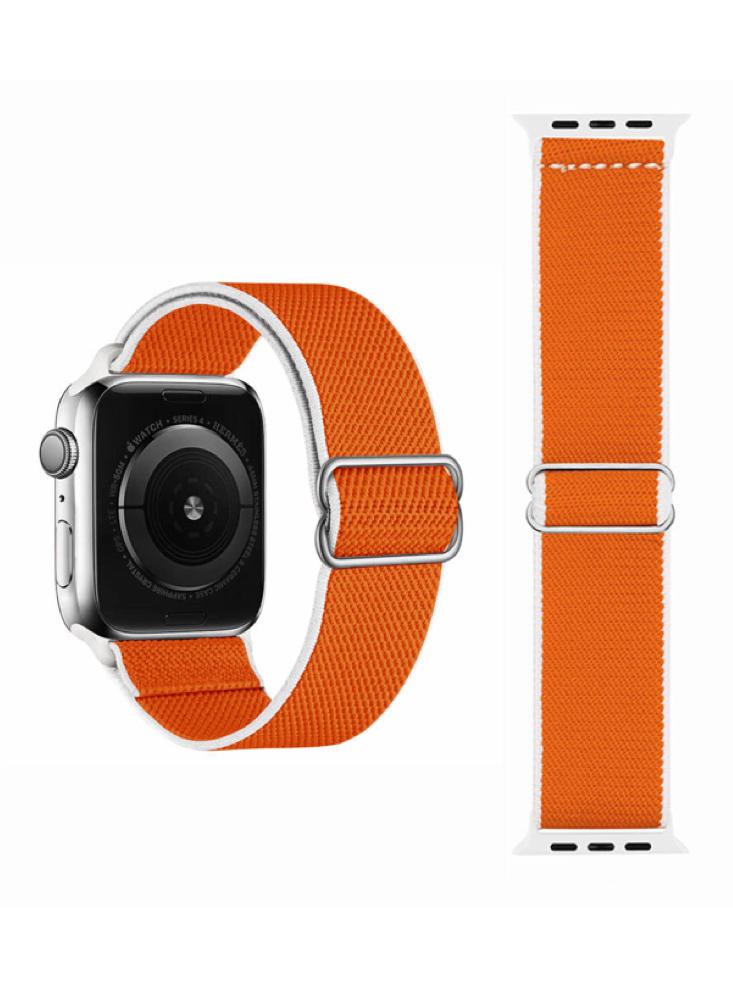Perfii Flag Adjustable Braided Solo Replacement Band For Apple Watch 49, 45, 44, 42 mm Series Ultra 8 7 6 SE 5 4 3 perfii stainless steel pent link replacement band for apple watch 49 45 44 42 mm series ultra 8 7 6 se 5 4 3