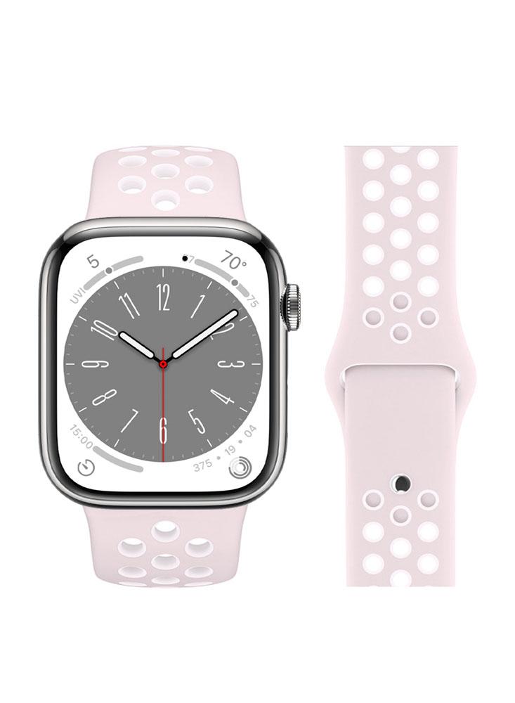 Perfii Dot Silicone Replacement Band for Apple Watch 49, 45, 44, 42 mm Series Ultra 8 7 6 5 4 SE