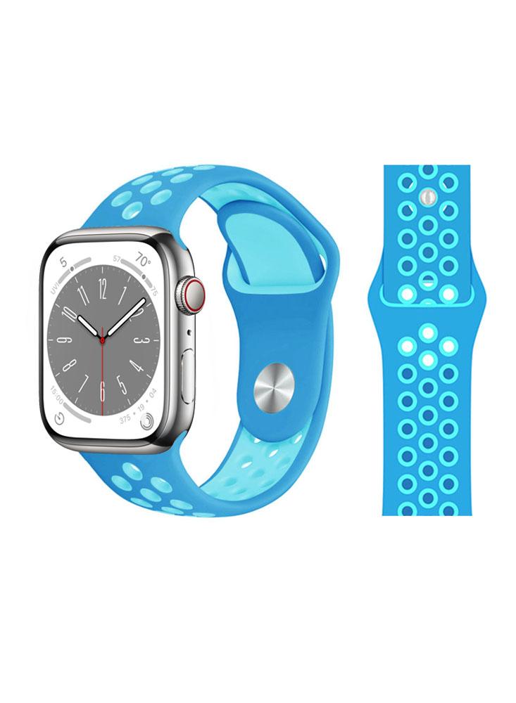 Perfii Dot Silicone Replacement Band for Apple Watch 49, 45, 44, 42 mm Series Ultra 8 7 6 5 4 SE