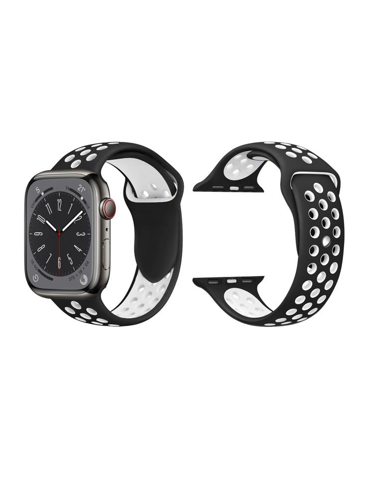 Perfii Dot Silicone Replacement Band For Apple Watch 41, 40, 38 mm Series 8 7 6 5 4 SE