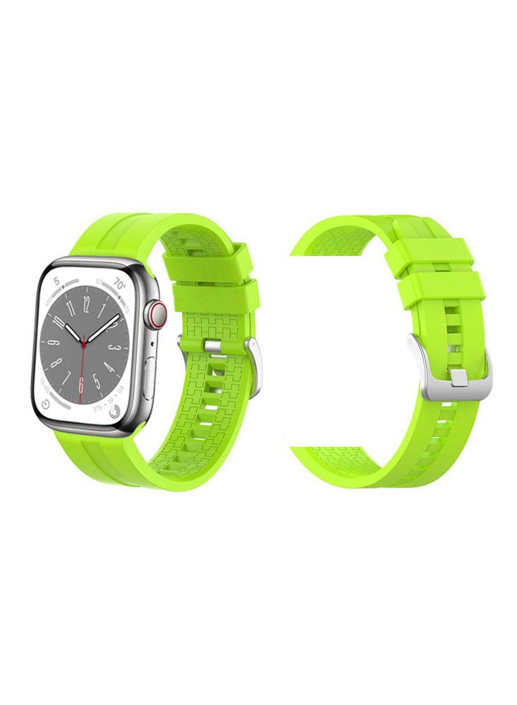 Perfii Silicone Replacement Band For Apple Watch 49, 45, 44, 42 mm Series Ultra 8 7 6 5 4 SE 360 rotation hand strap