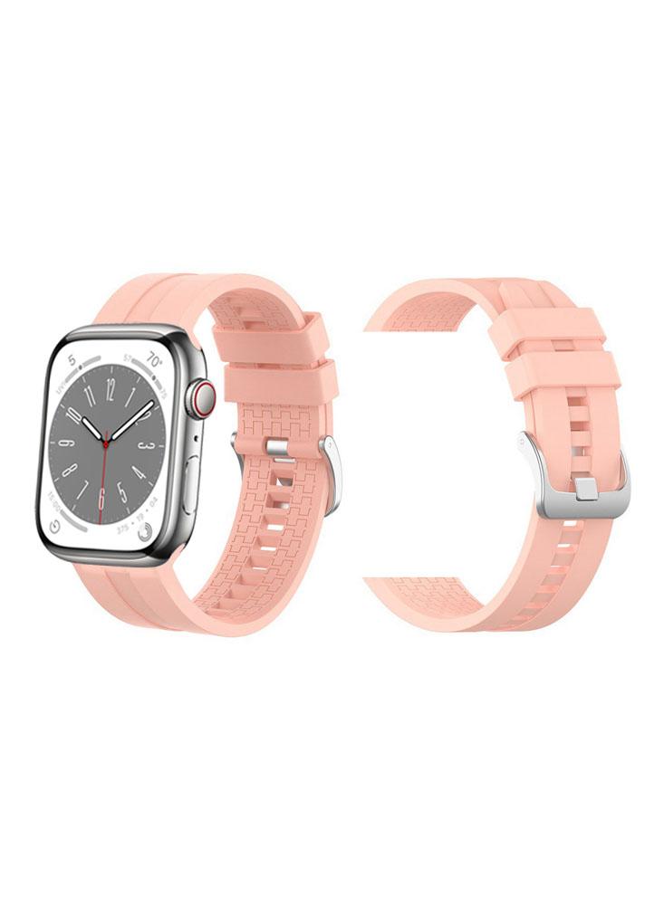 Perfii Silicone Replacement Band For Apple Watch 49, 45, 44, 42 mm Series Ultra 8 7 6 5 4 SE 2020 huami amazfit neo strap wristband silicone strap two color watch accessories