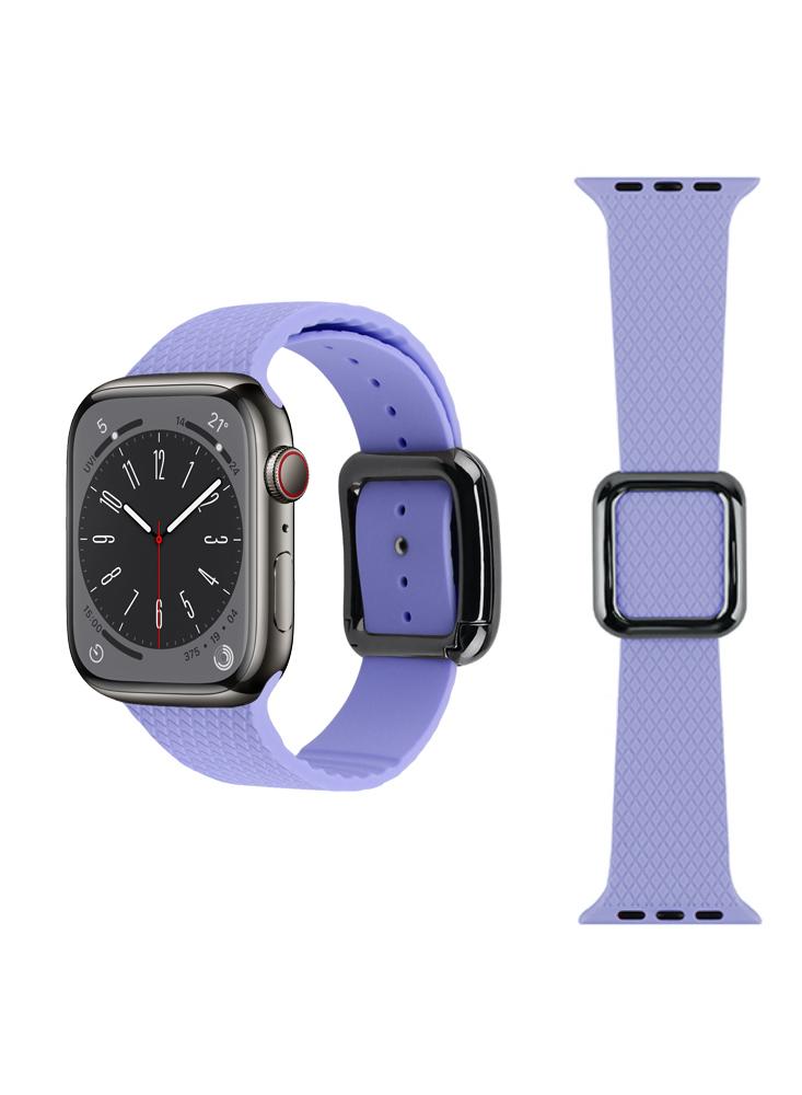 Perfii Silicone Replacement Band For Apple Watch 41/40/38mm Series 8/7/6/5/4/SE promotion 20mm 22mm soft military sport bracelet waterproof anti sweat watch band outdoor silicone pin buckle strap