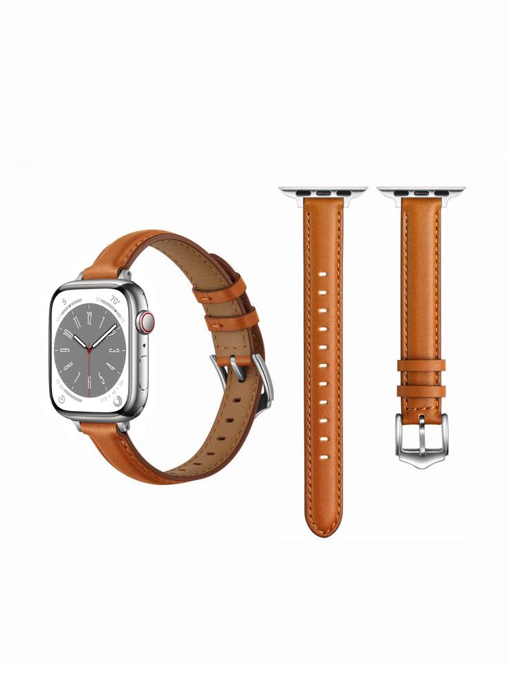 Perfii Tee Leather Replacement Band For Apple Watch 41\/40\/38mm Series 8\/7\/6\/5\/4\/SE hot sale tpu leather grain 3 buttons car key case for chery arrizo tiggo 3 5x 4 8 glx 7 2019 2020 protector interior accessories